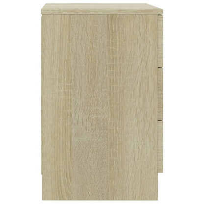 Bedside Cabinet Sonoma Oak 38x35x56 cm Engineered Wood