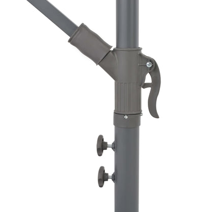 Cantilever Umbrella with Aluminium Pole 300 cm Black