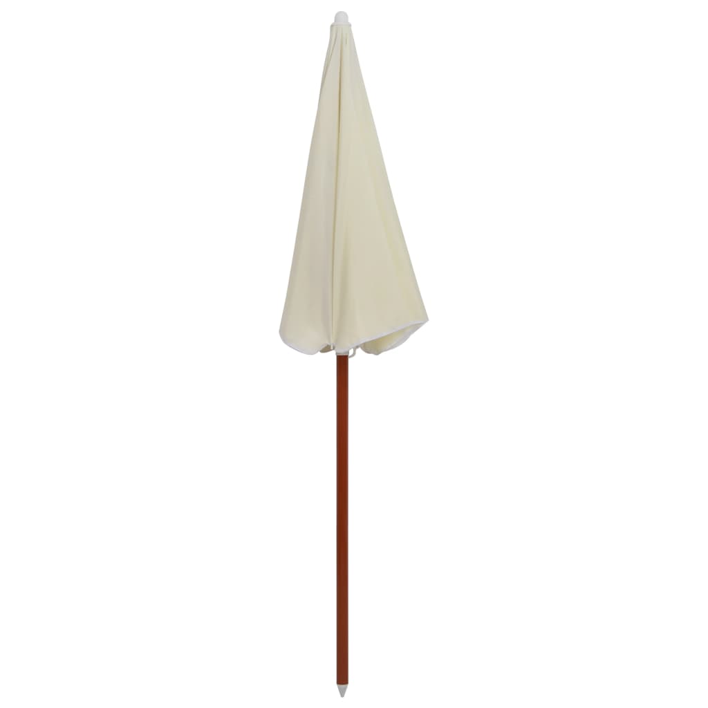 Parasol with Steel Pole 180 cm Sand