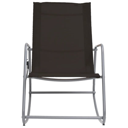 Garden Swing Chair Black 95x54x85 cm Textilene