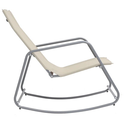 Garden Swing Chair Cream 95x54x85 cm Textilene