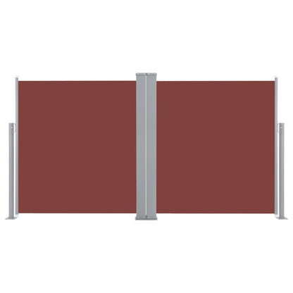 Retractable Side Awning Brown 100x600 cm