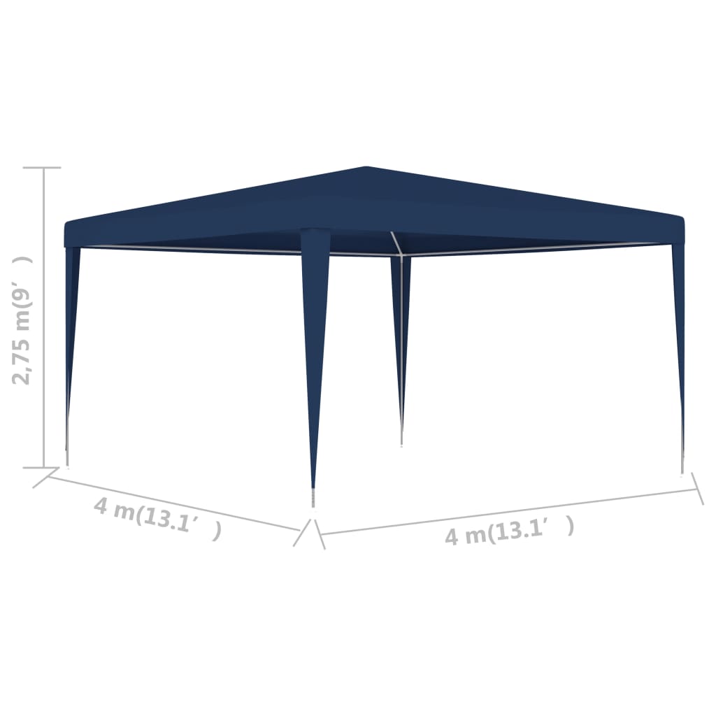 Party Tent 4x4 m Blue