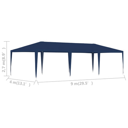 Party Tent 4x9 m Blue