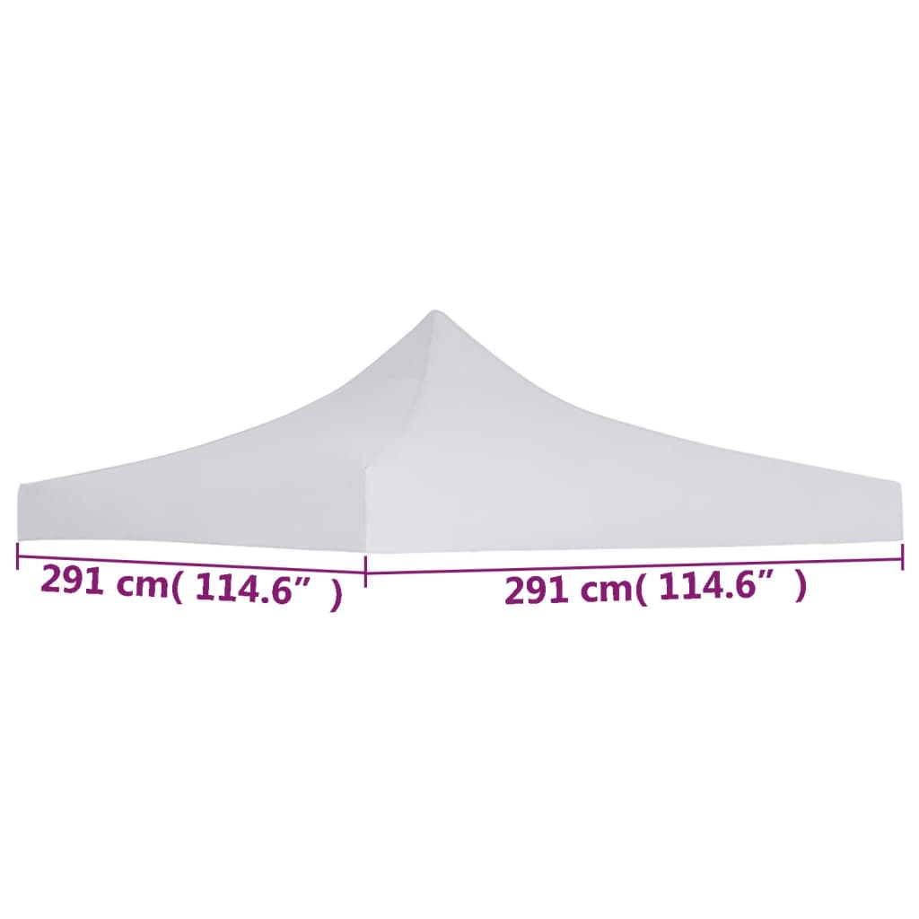 Party Tent Roof 3x3 m White