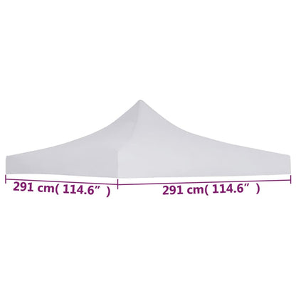Party Tent Roof 3x3 m White