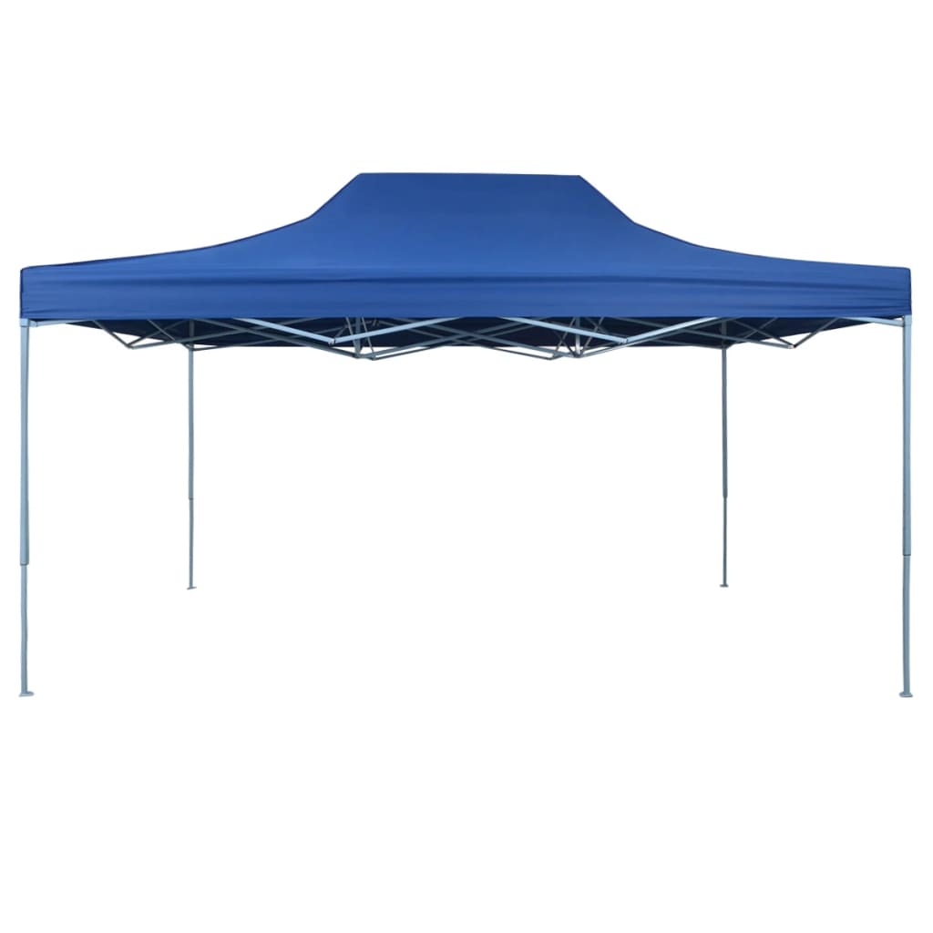 Professional Folding Party Tent 3x4 m Steel Blue