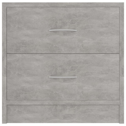 Bedside Cabinets 2 pcs Concrete Grey 40x30x40 cm Engineered Wood