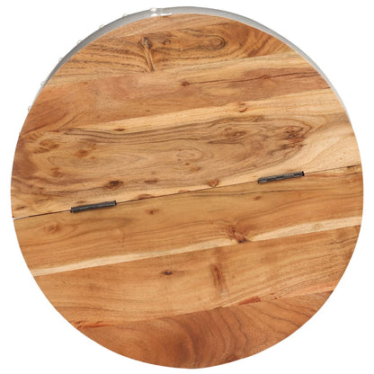 Coffee Table 53x43 cm Solid Acacia Wood