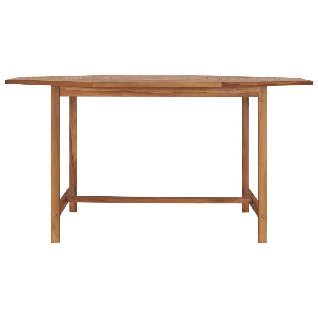 Garden Table 150x150x75 cm Solid Teak Wood