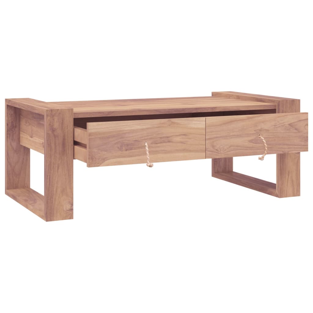 Coffee Table 110x60x40 cm Solid Teak Wood