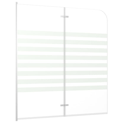 Bath Enclosure 120x140 cm Tempered Glass Stripe
