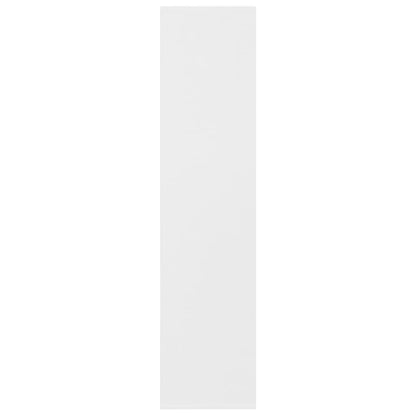 Book Cabinet White 50x25x106 cm Engineered Wood
