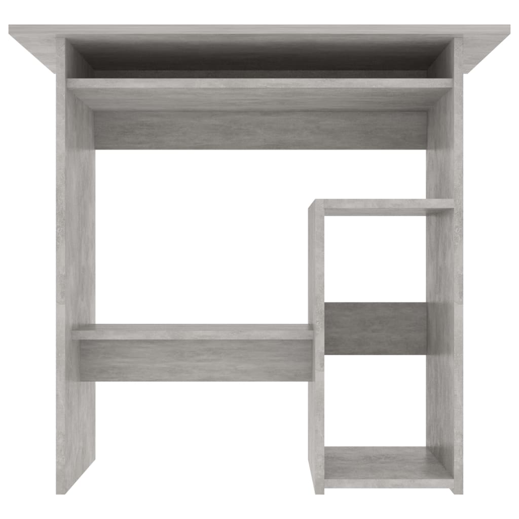 Desk Concrete Grey 80x45x74 cm Engineered Wood