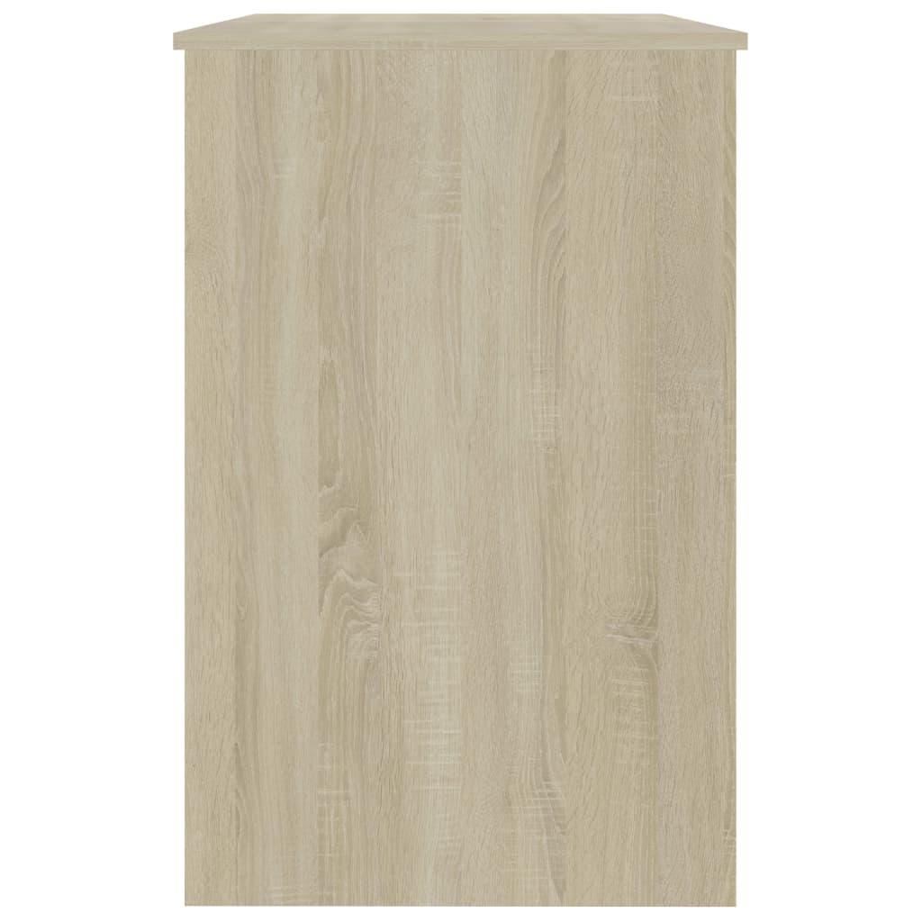Desk Sonoma Oak 100x50x76 cm Engineered Wood