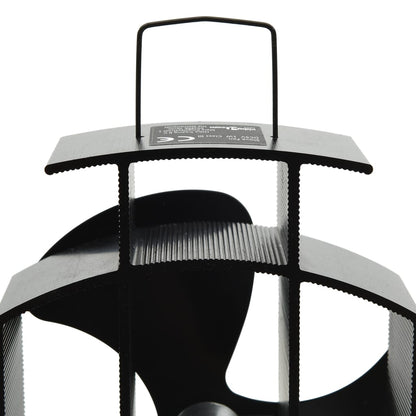 Heat Powered Stove Fan 3 Blades Black