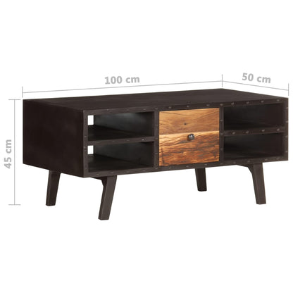 Coffee Table 100x50x45 cm Solid Reclaimed Wood