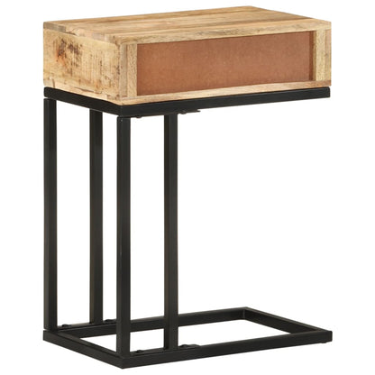 U-Shaped Side Table 45x30x61 cm Solid Mango Wood