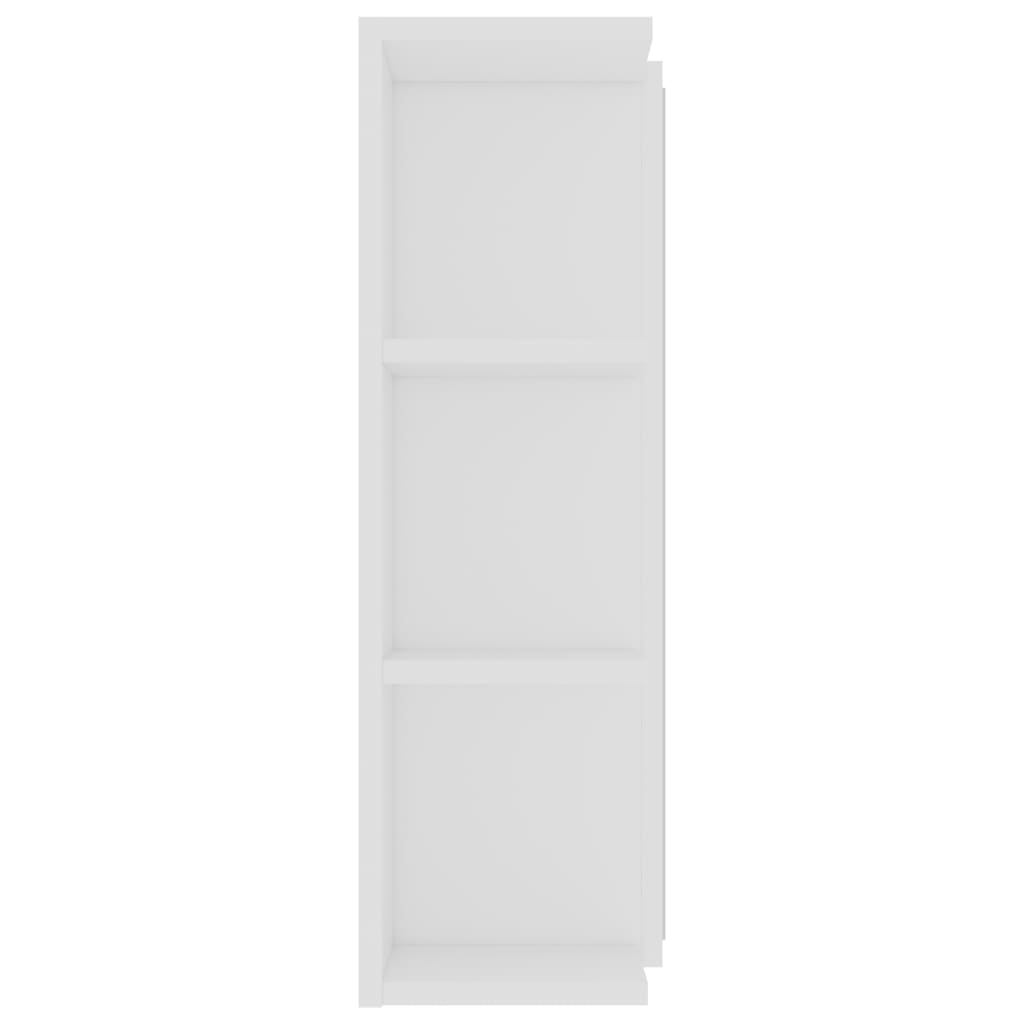 Bathroom Mirror Cabinet White 80x20.5x64 cm Engineered Wood