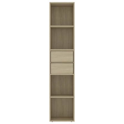 Book Cabinet Sonoma Oak 36x30x171 cm Engineered Wood