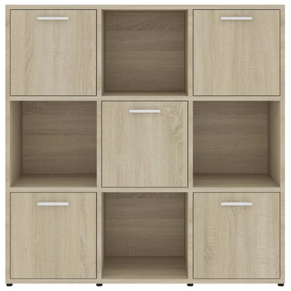 Book Cabinet Sonoma Oak 90x30x90 cm Engineered Wood
