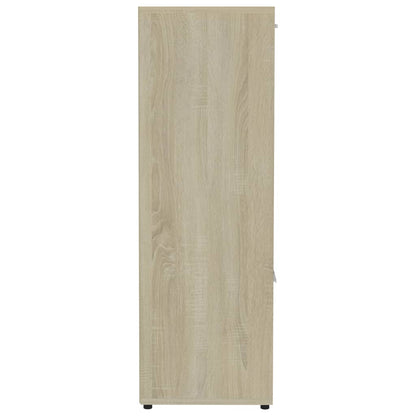 Book Cabinet Sonoma Oak 90x30x90 cm Engineered Wood