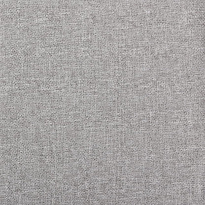 Linen-Look Blackout Curtains with Grommets 2pcs Grey 140x245cm