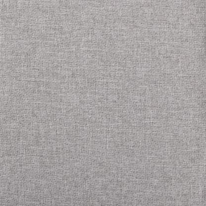 Linen-Look Blackout Curtains with Hooks 2 pcs Grey 140x245 cm