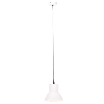 Hanging Lamp 25 W White Round 17 cm E27