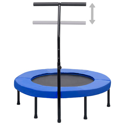 Fitness Trampoline with Handle and Safety Pad 102 cm