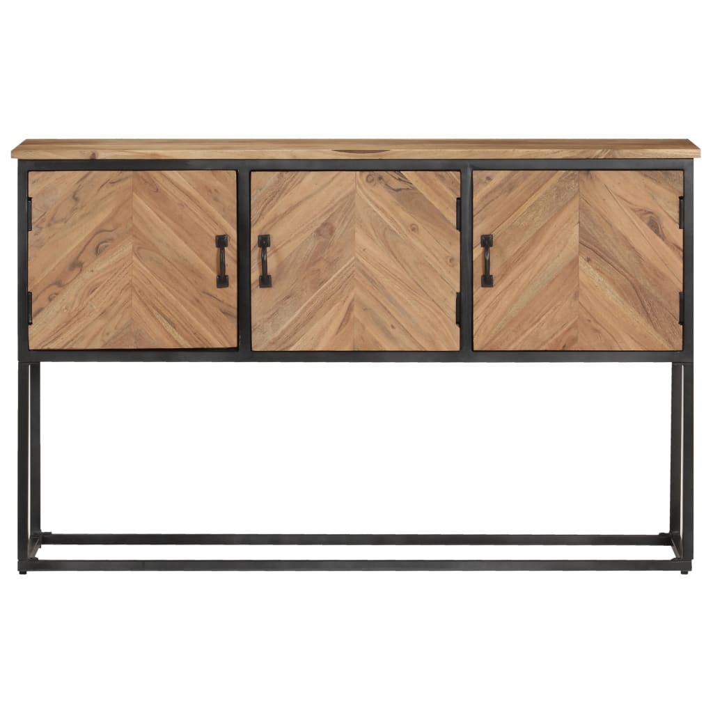 Sideboard 120x30x75 cm Solid Acacia Wood