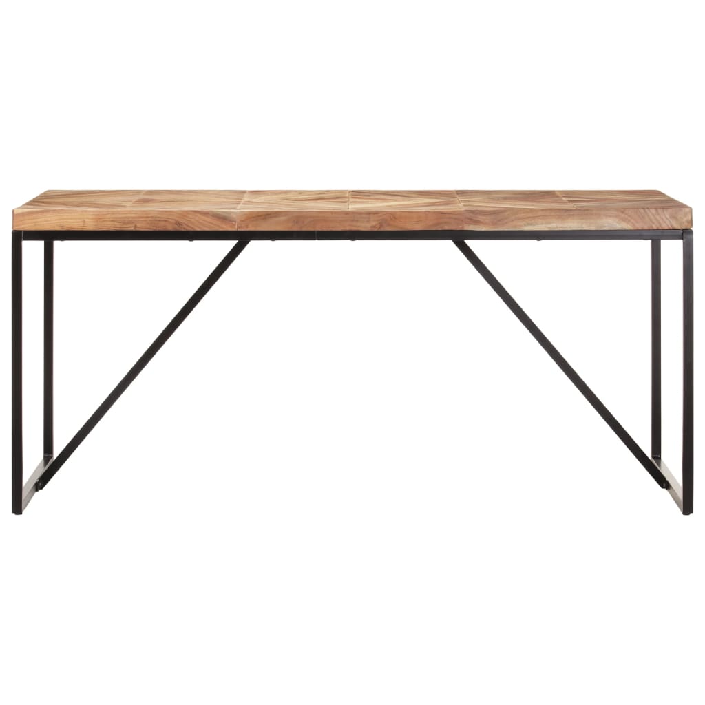 Dining Table 160x70x76 cm Solid Acacia and Mango Wood