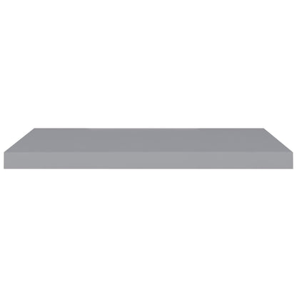 Floating Wall Shelf Grey 80x23.5x3.8 cm MDF