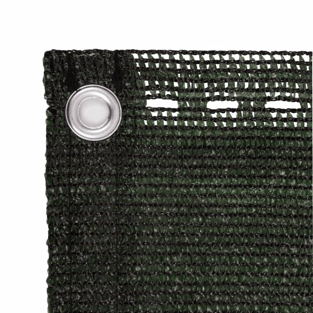 Balcony Screen Dark Green 90x500 cm HDPE
