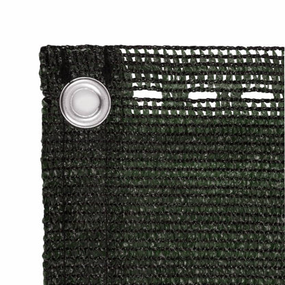 Balcony Screen Dark Green 90x500 cm HDPE
