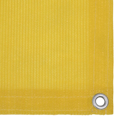 Balcony Screen Yellow 75x500 cm HDPE