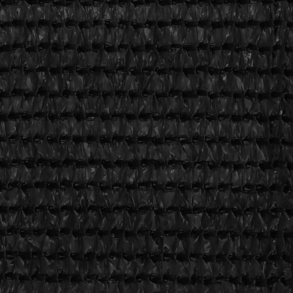Balcony Screen Black 75x400 cm HDPE