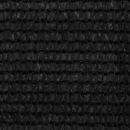 Balcony Screen Black 75x400 cm HDPE