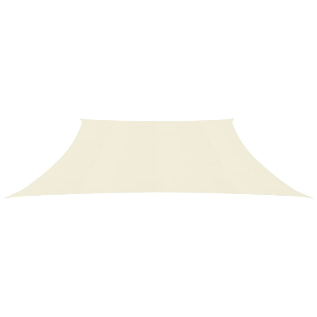 Sunshade Sail 160 g/m² Cream 3/4x3 m HDPE