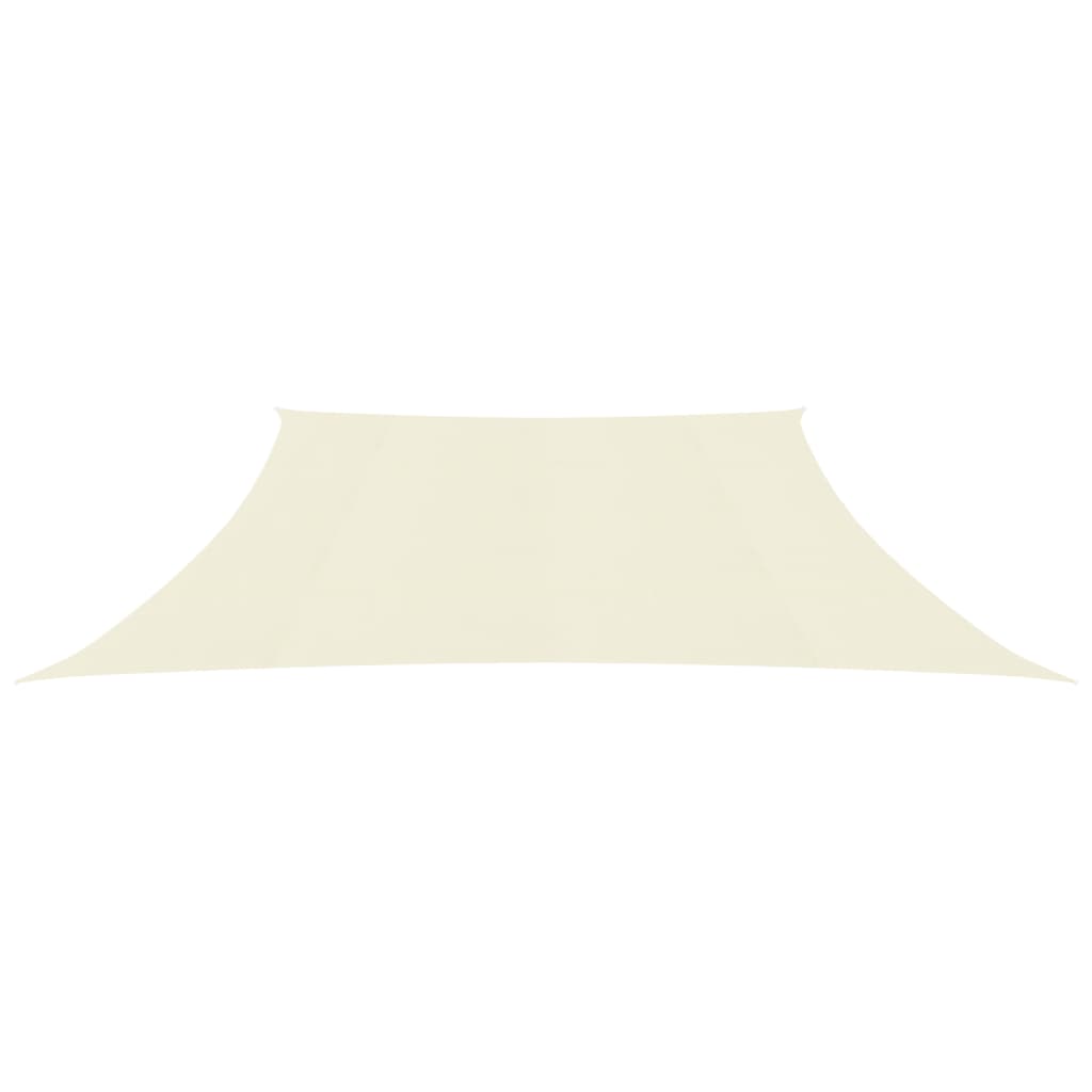 Sunshade Sail 160 g/m² Cream 4/5x3 m HDPE