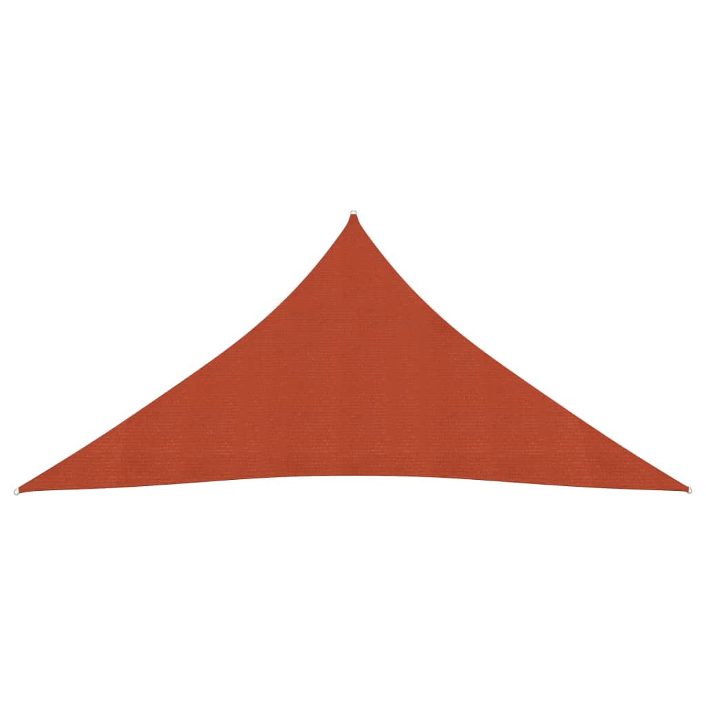 Sunshade Sail 160 g/m² Terracotta 4x4x4 m HDPE