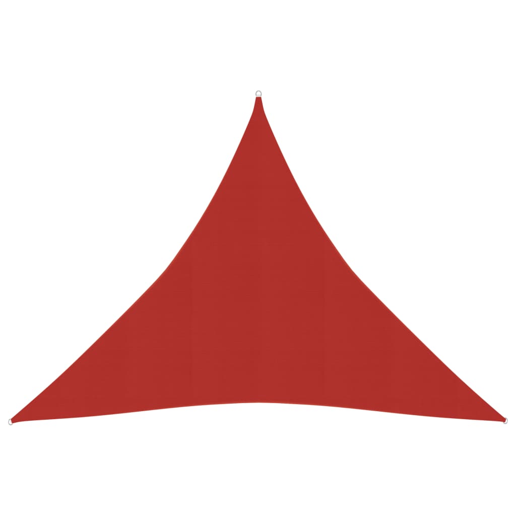 Sunshade Sail 160 g/m² Red 4x4x4 m HDPE