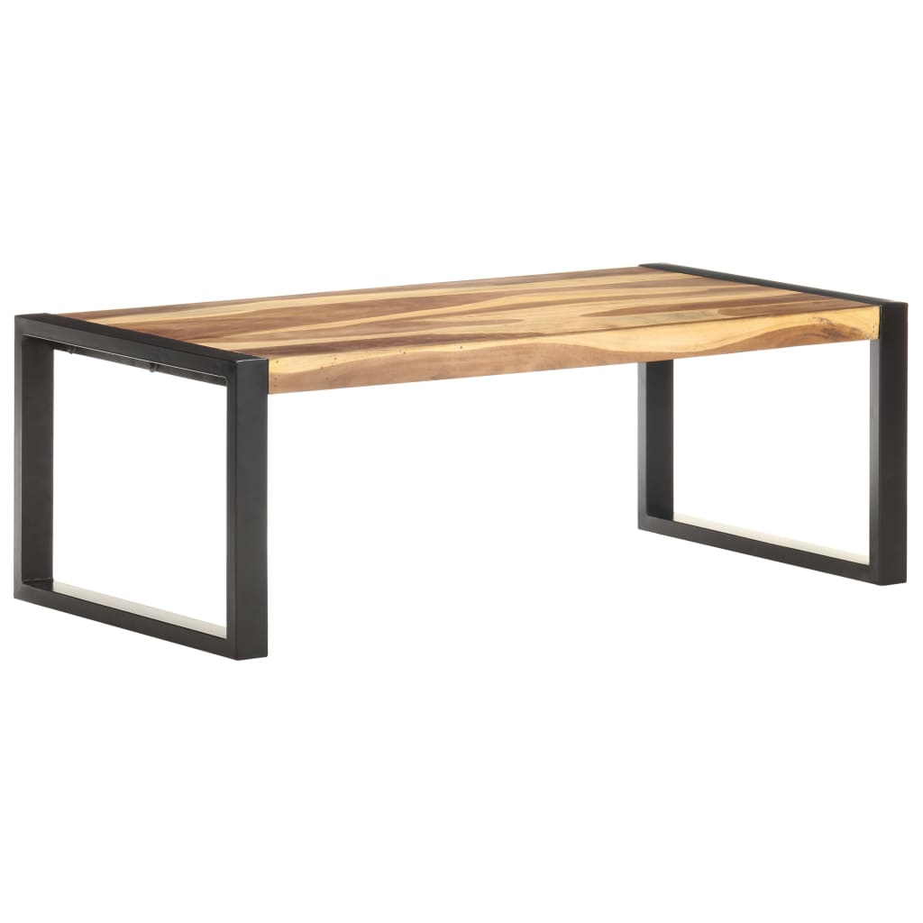 Coffee Table 110x60x40 cm Solid Wood with Sheesham Finish