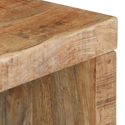 2 Piece Coffee Table Set Solid Mango Wood