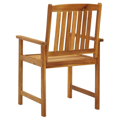 Garden Chairs 4 pcs Solid Acacia Wood