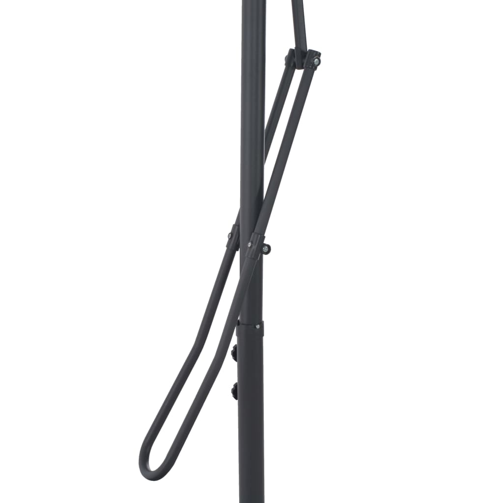 Garden Parasol with Steel Pole Bordeaux Red 250x250x230 cm