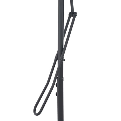 Garden Parasol with Steel Pole Bordeaux Red 250x250x230 cm
