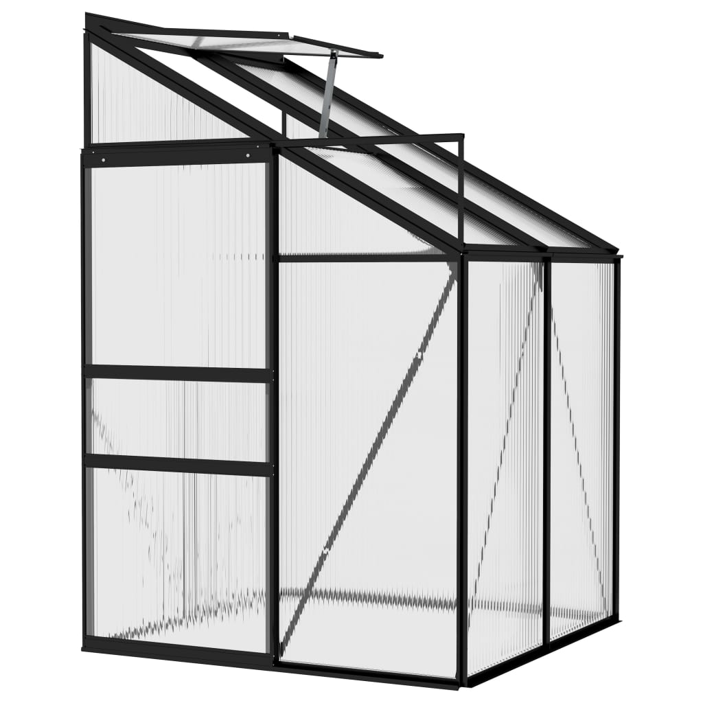 Greenhouse Anthracite Aluminium 2.59 m³