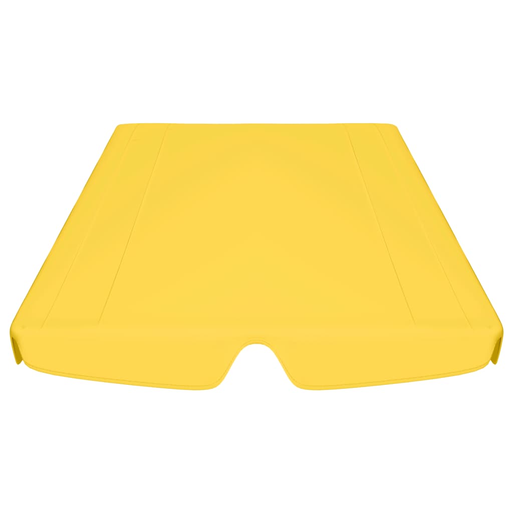 Replacement Canopy for Garden Swing Yellow 188/168x110/145 cm