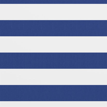 Balcony Screen White and Blue 120x400 cm Oxford Fabric